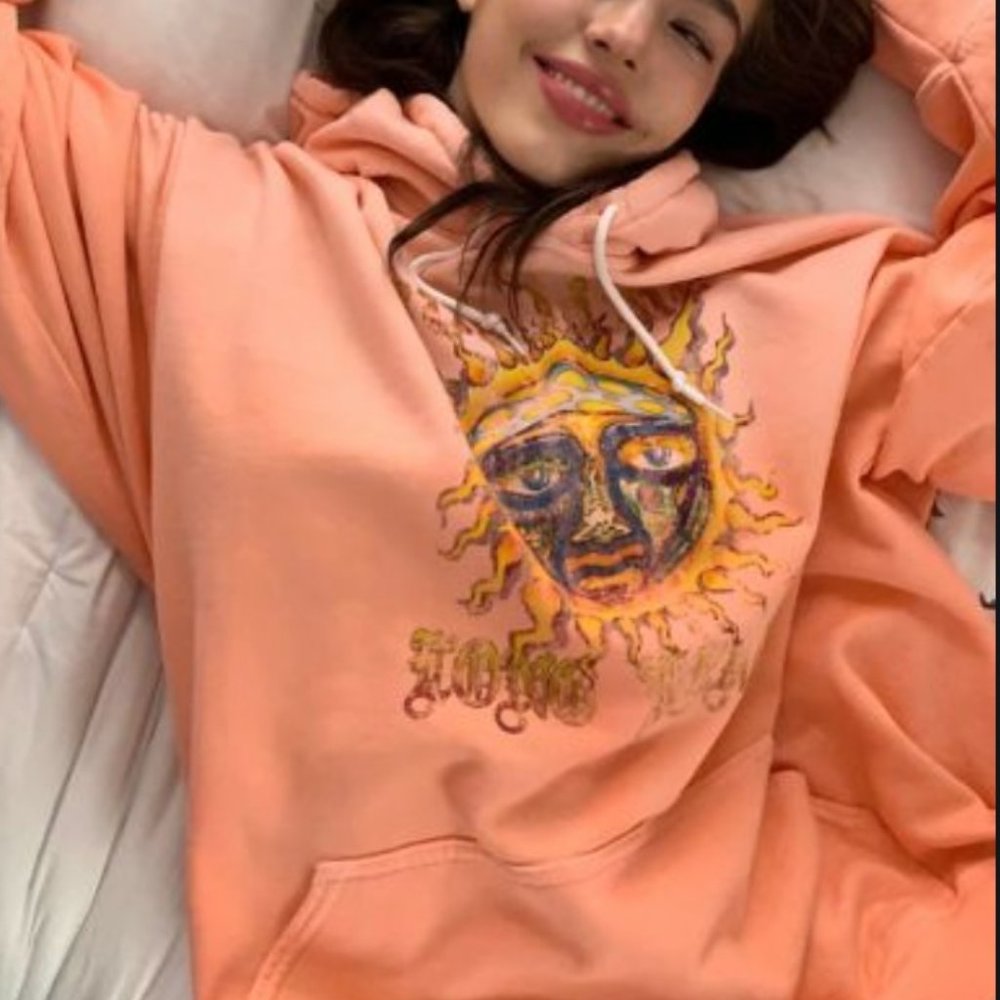 Bleached Hoodie Sweatshirt